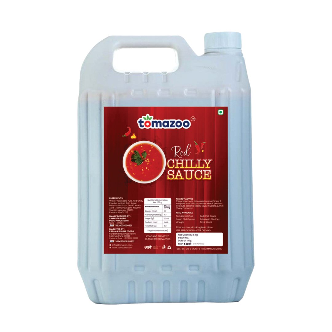 Red Chilli Sauce Can